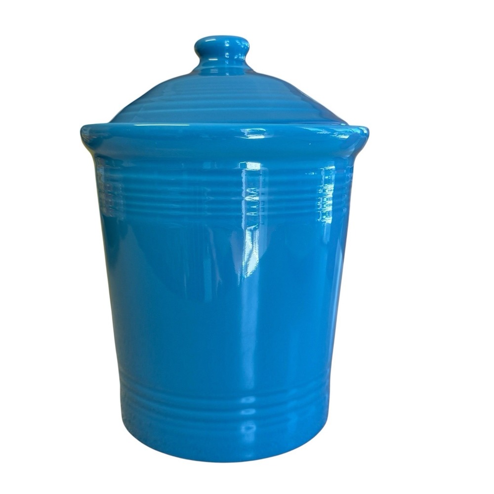 FIESTAWARE Peacock 2 Qt Medium Canister w/ Lid Retired Color Homer Laughlin HLC